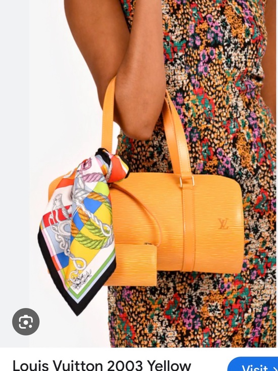 Louis Vuitton Handbags - Louis Vuitton Tassil Yellow Epi Leather Soufflot Bag